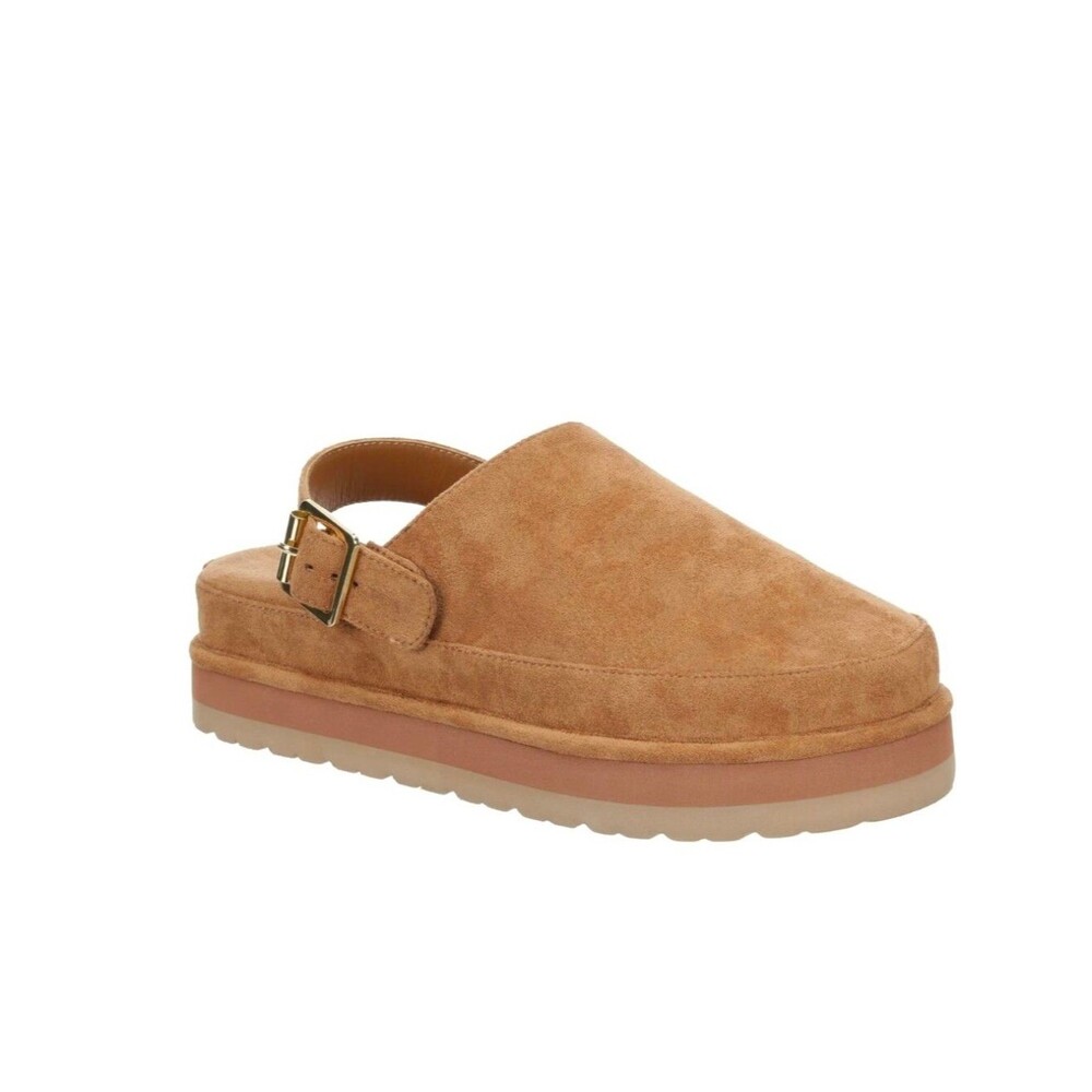 Madden Girl Clogs Women's 10 Faux Suede Slingback Grahamm Comfy Preppy Classic